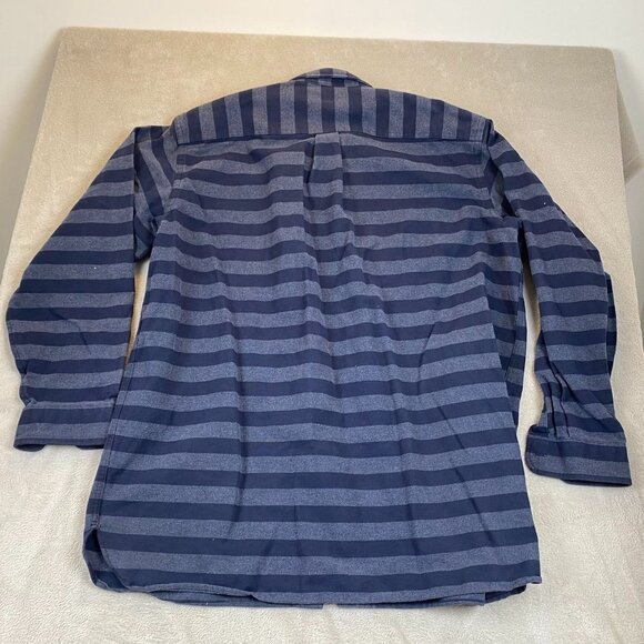 L.L. Bean Men's Heavy Shirt Size XXL Tall Traditional Long Sleeve Button Up Navy - Picture 12 of 12